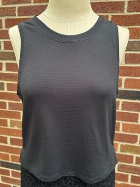 Lululemon Athletic Tank | Black size 6/8 | Perforated at Back